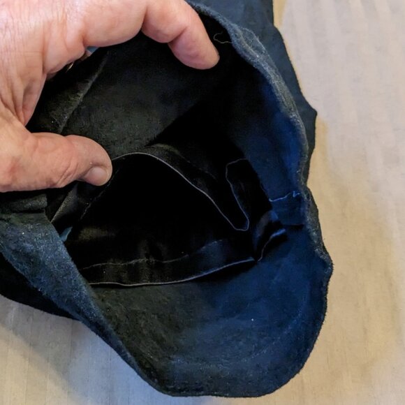 Vintage Y2K Suede Leather Jean Style Pants New - Picture 6 of 9